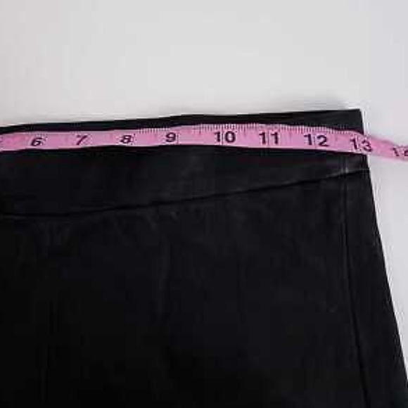 LTH JKT Aya Leather Bike Short in Black s - Picture 8 of 9